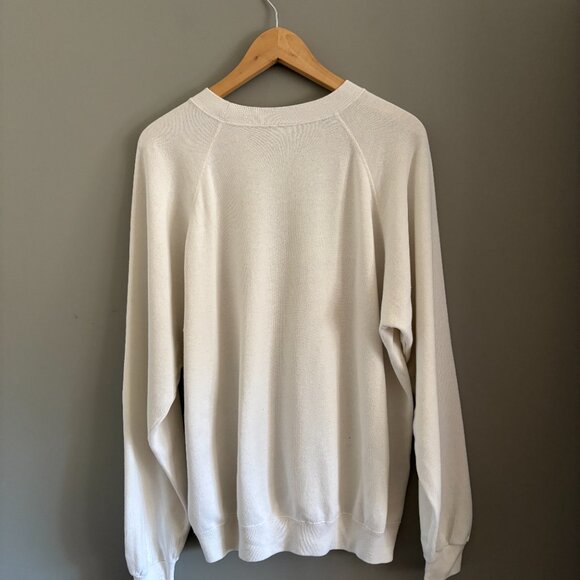 Vintage BMW White Sweatshirt with Blue Logo - Picture 9 of 10